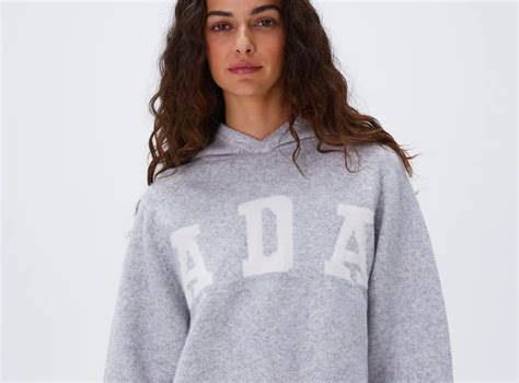 ada oversized knit hoodie